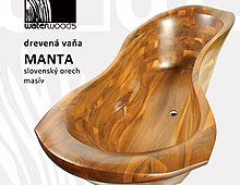 Wooden Bathtub MANTA